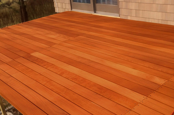 red balau deck